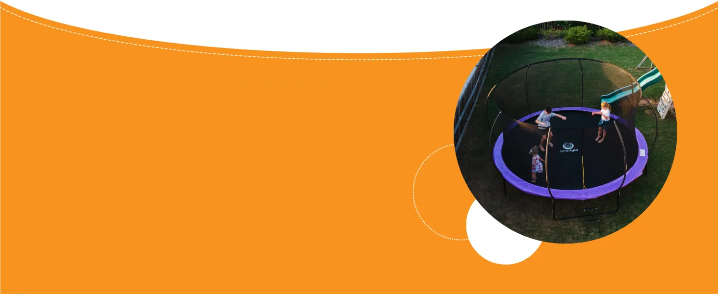 Trampoline Sizes from 8ft to 16ft