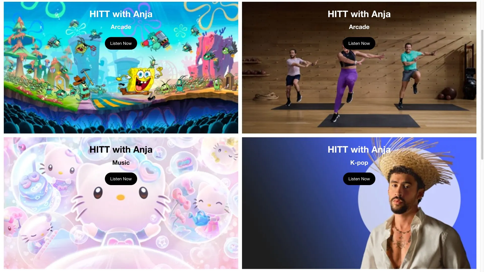 Create a Grid page with Swiper Manager Style28