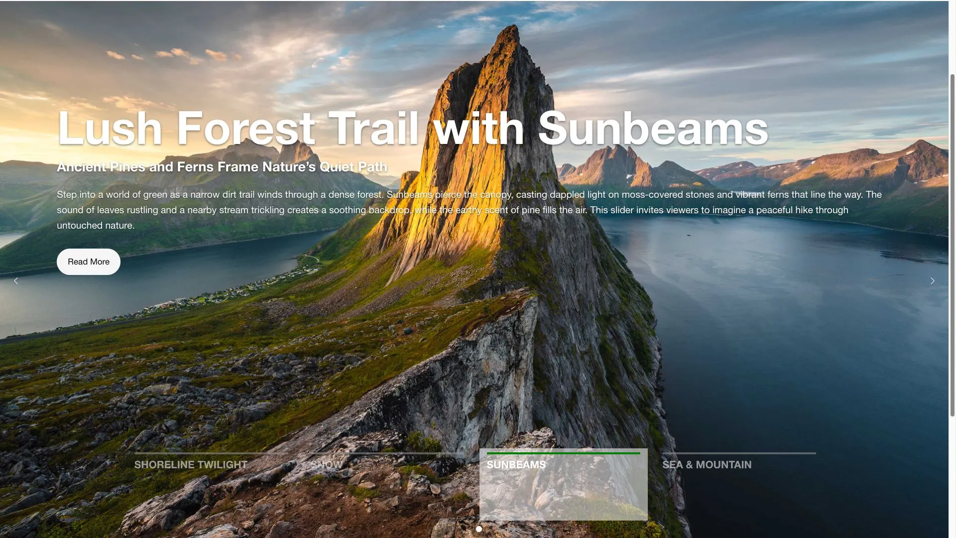Swiper Slider Demo Style 7 Text Thumb