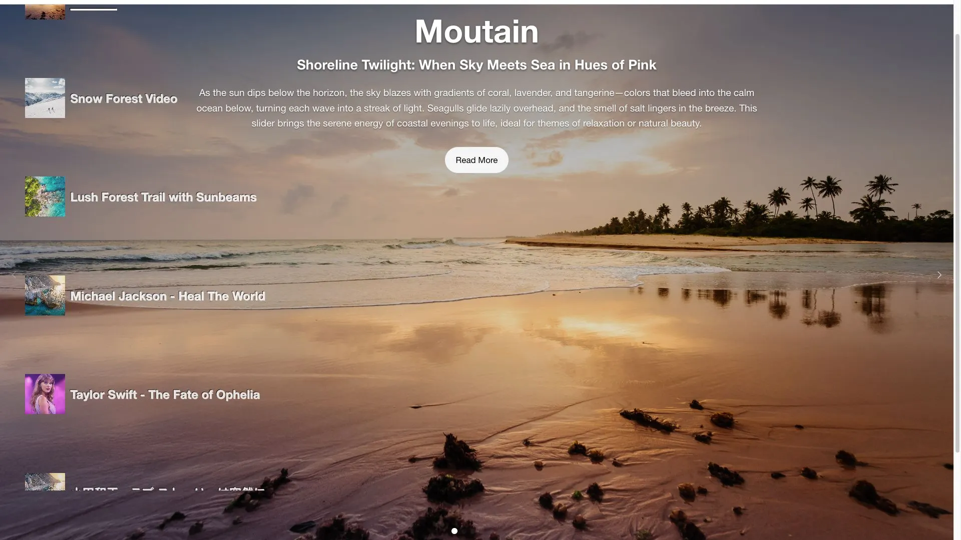 Swiper Slider Style 9 Vertical Thumb